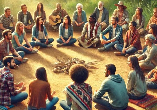 circle of people