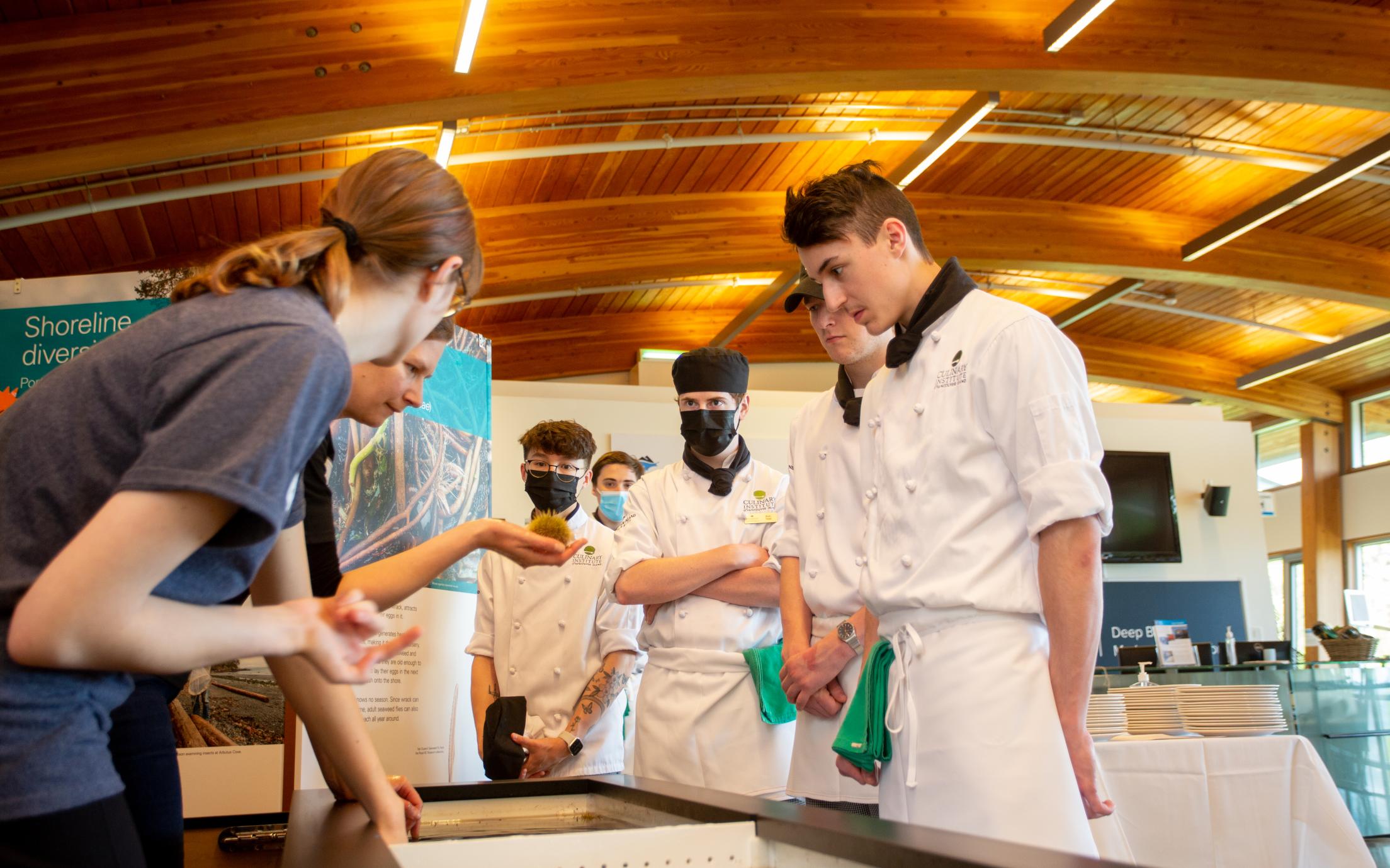 Students at Deep Bay Marine Station
