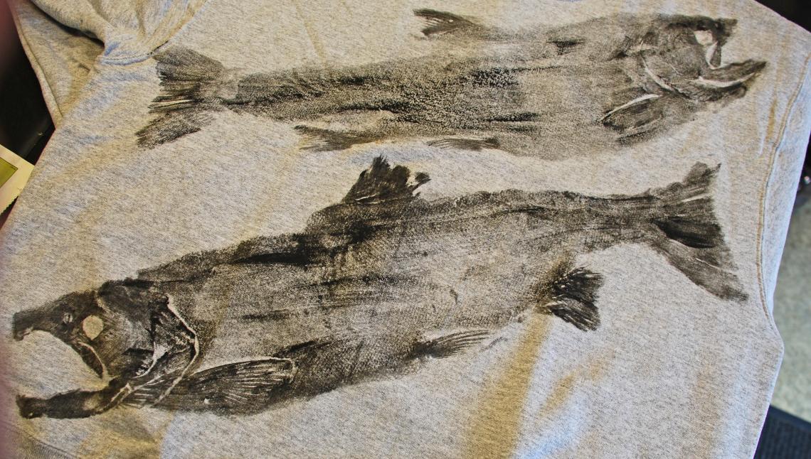 Fish print on shirts