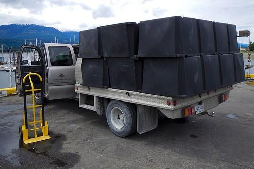 Assembly of NextGen shellfish raft