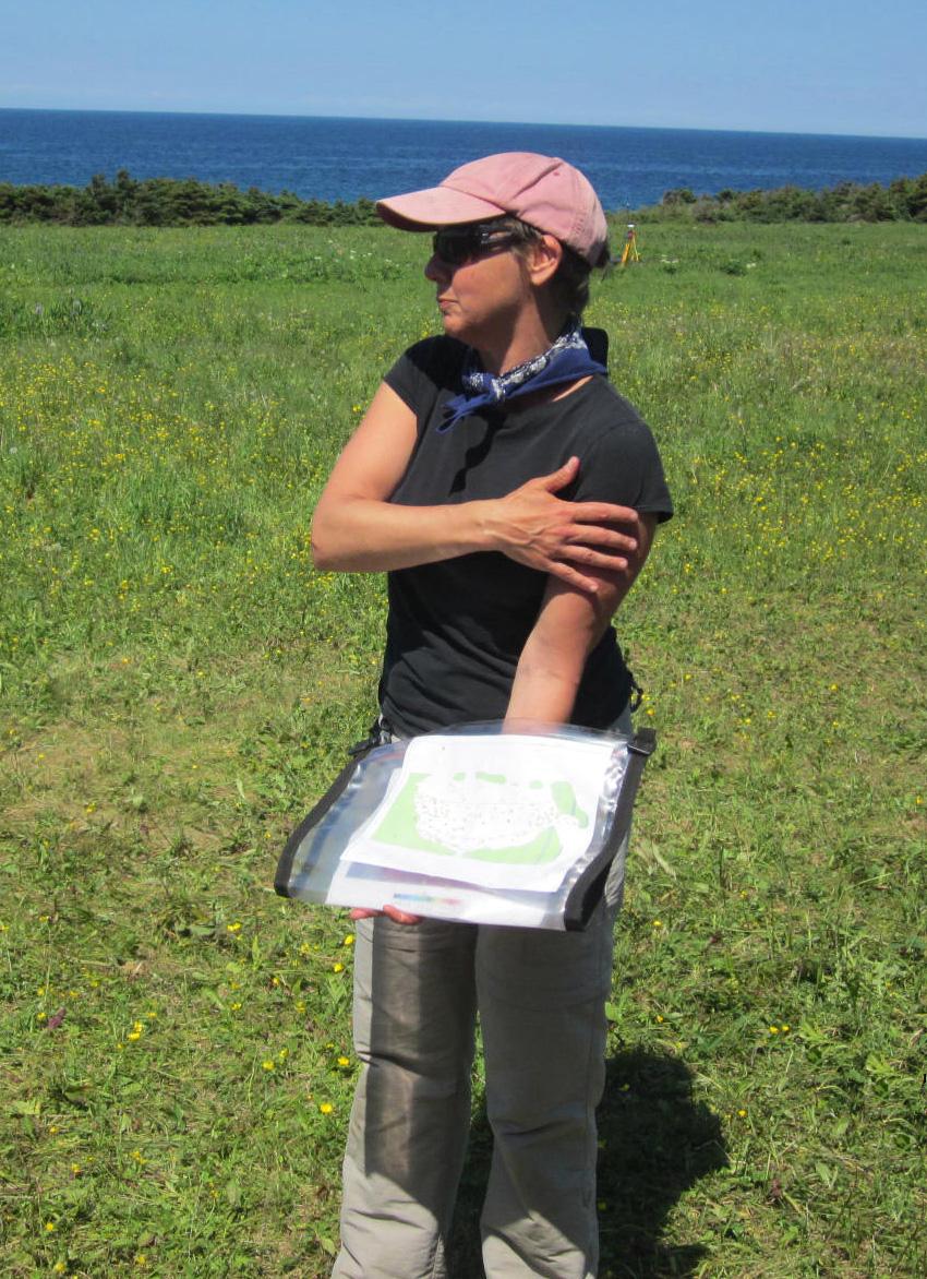 P. Wells in the field
