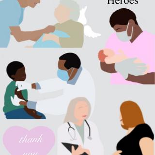 Heroes submitted by Zoey Cole (Graphic Art)